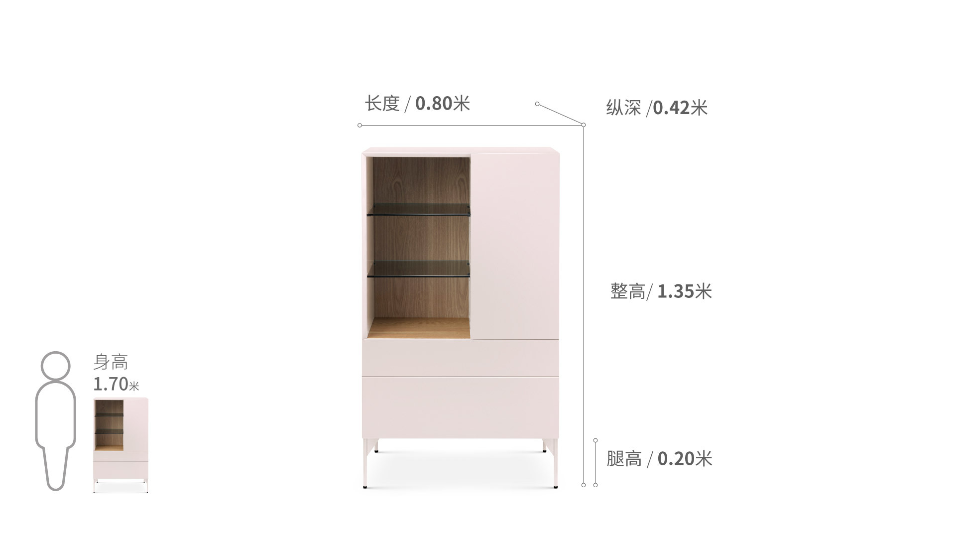 瓦格®－高柜柜架效果图