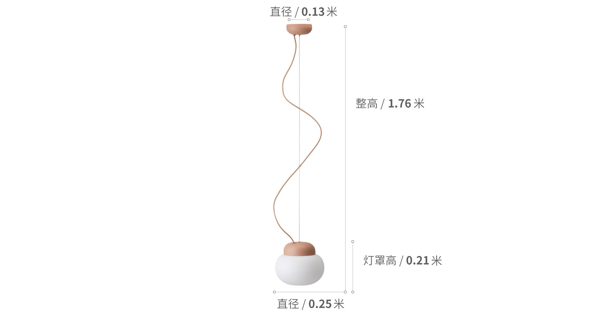 荔枝吊灯灯具效果图