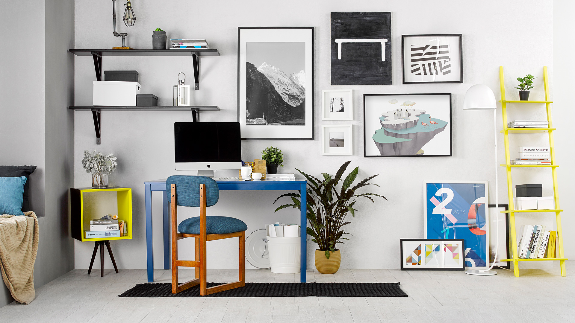 创意瞬间,点亮极简派气质书房