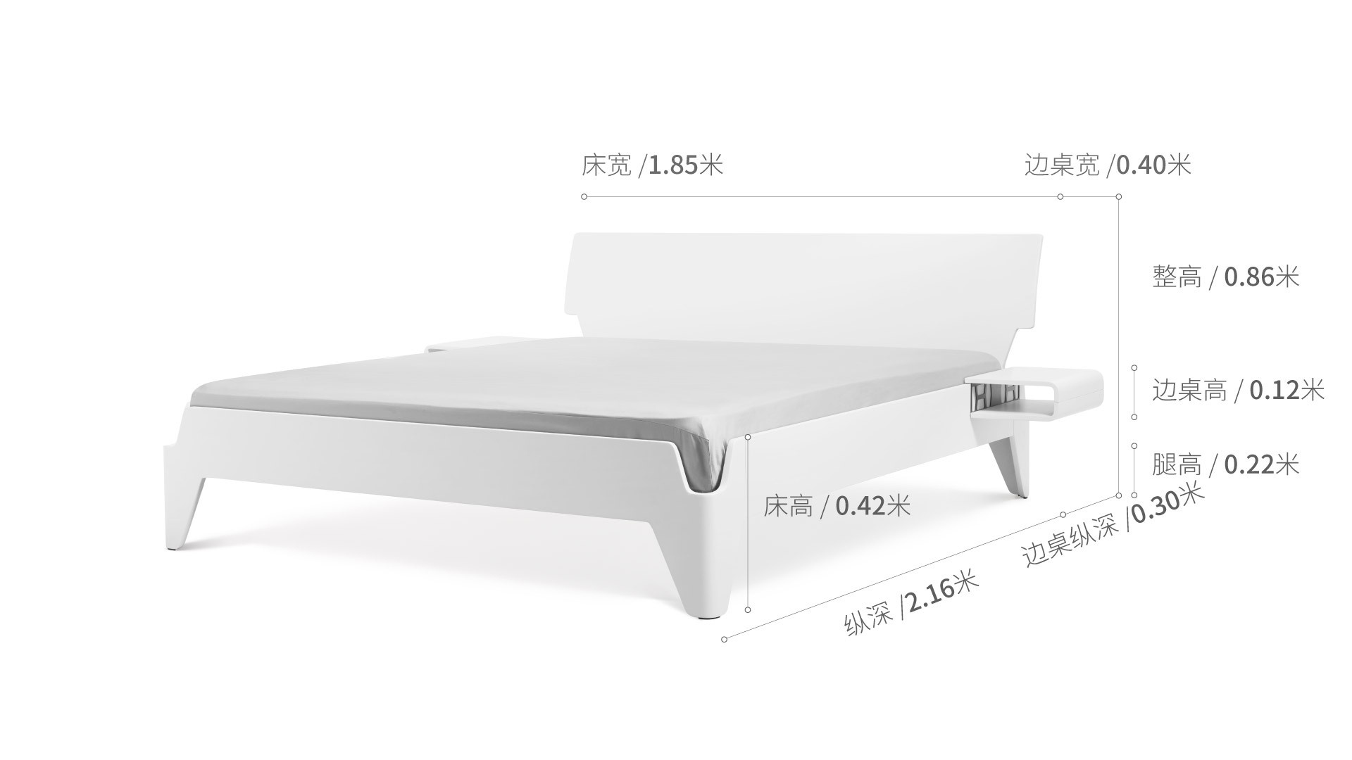 造作朱雀床床·床具效果图