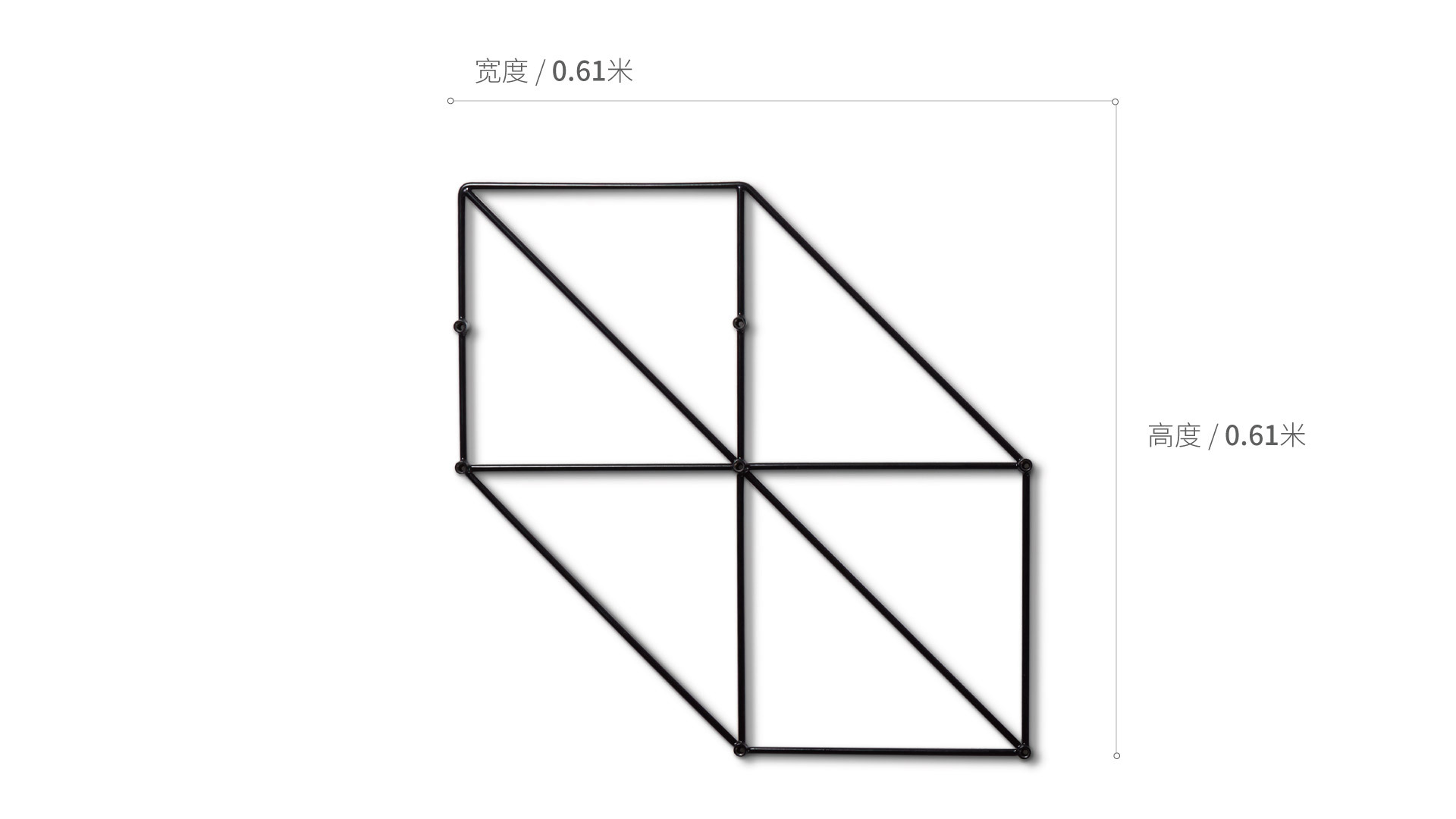 造作星云置物系®金属架柜架效果图